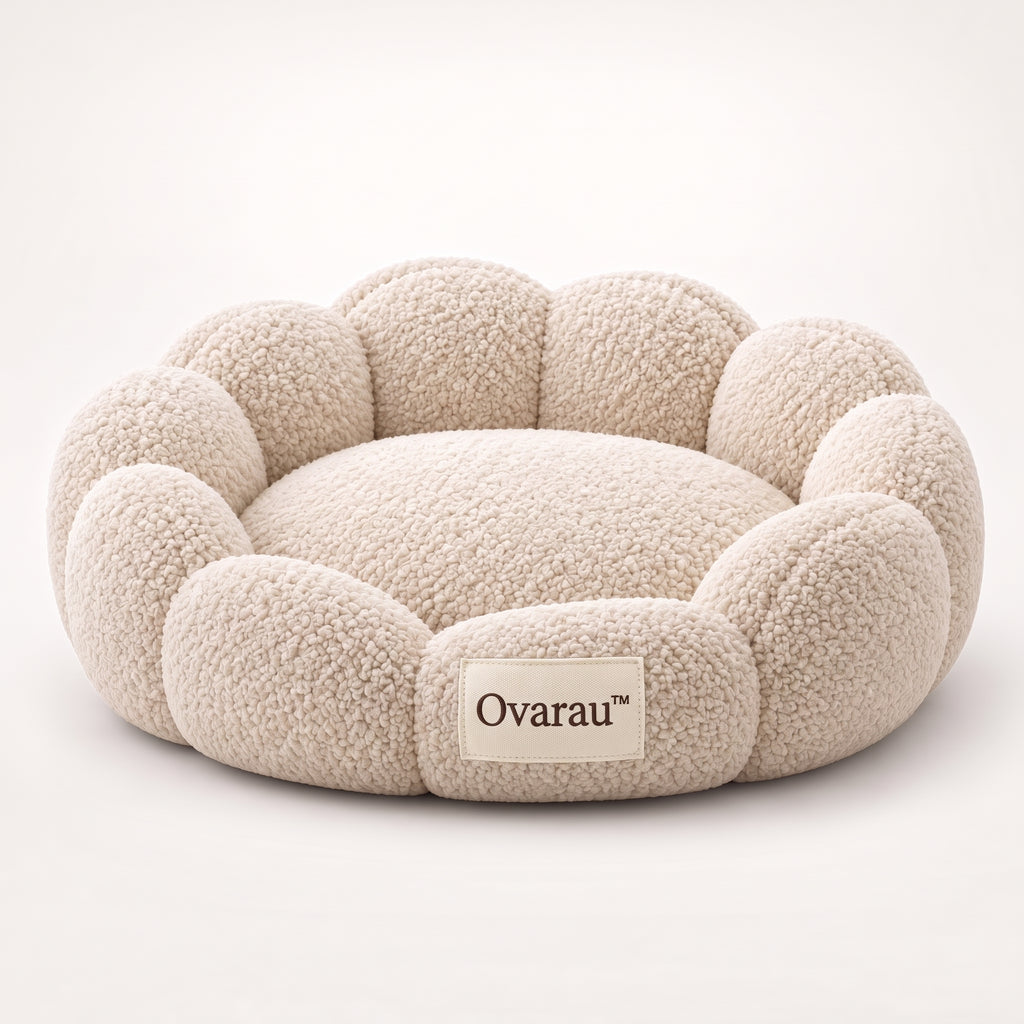 Ovarau™ Cloud Bloom Round Pet Bed view 1