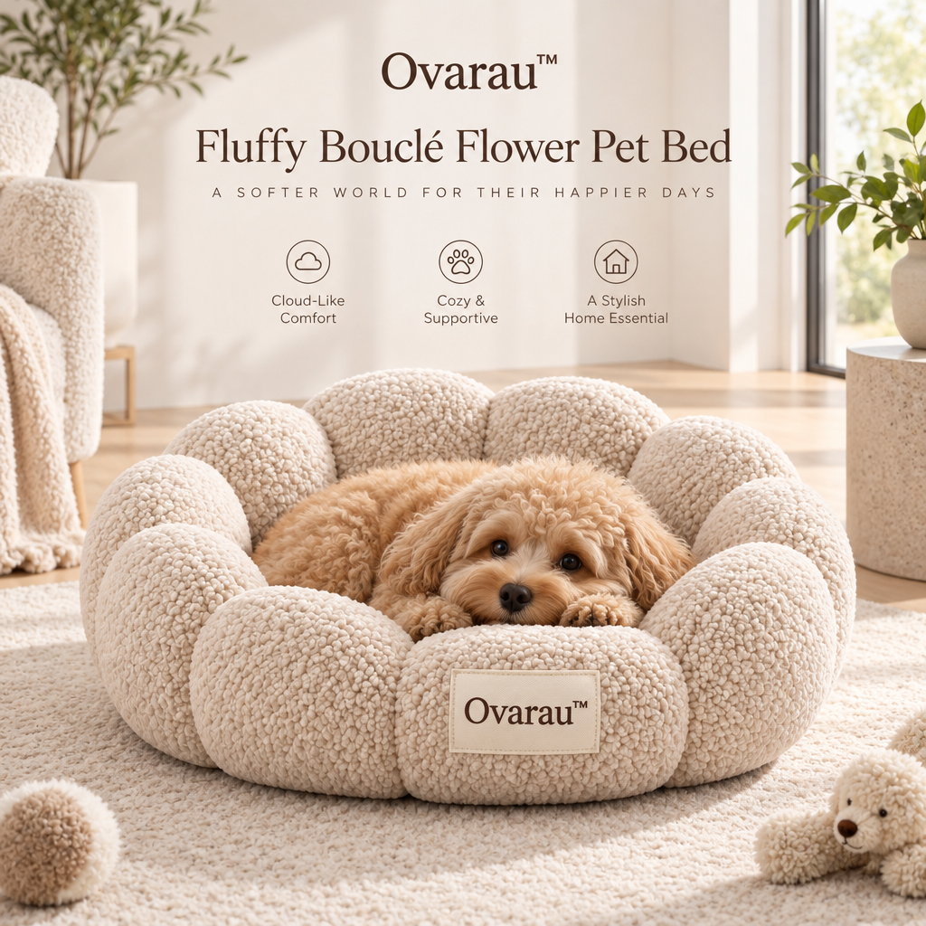 Ovarau™ Cloud Bloom Round Pet Bed view 2