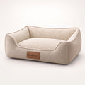 Ovarau™ Sandstone Lounge Bolster Dog Bed view 1