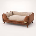 Ovarau™ Mid-Century Chestnut Pet Sofa view 1
