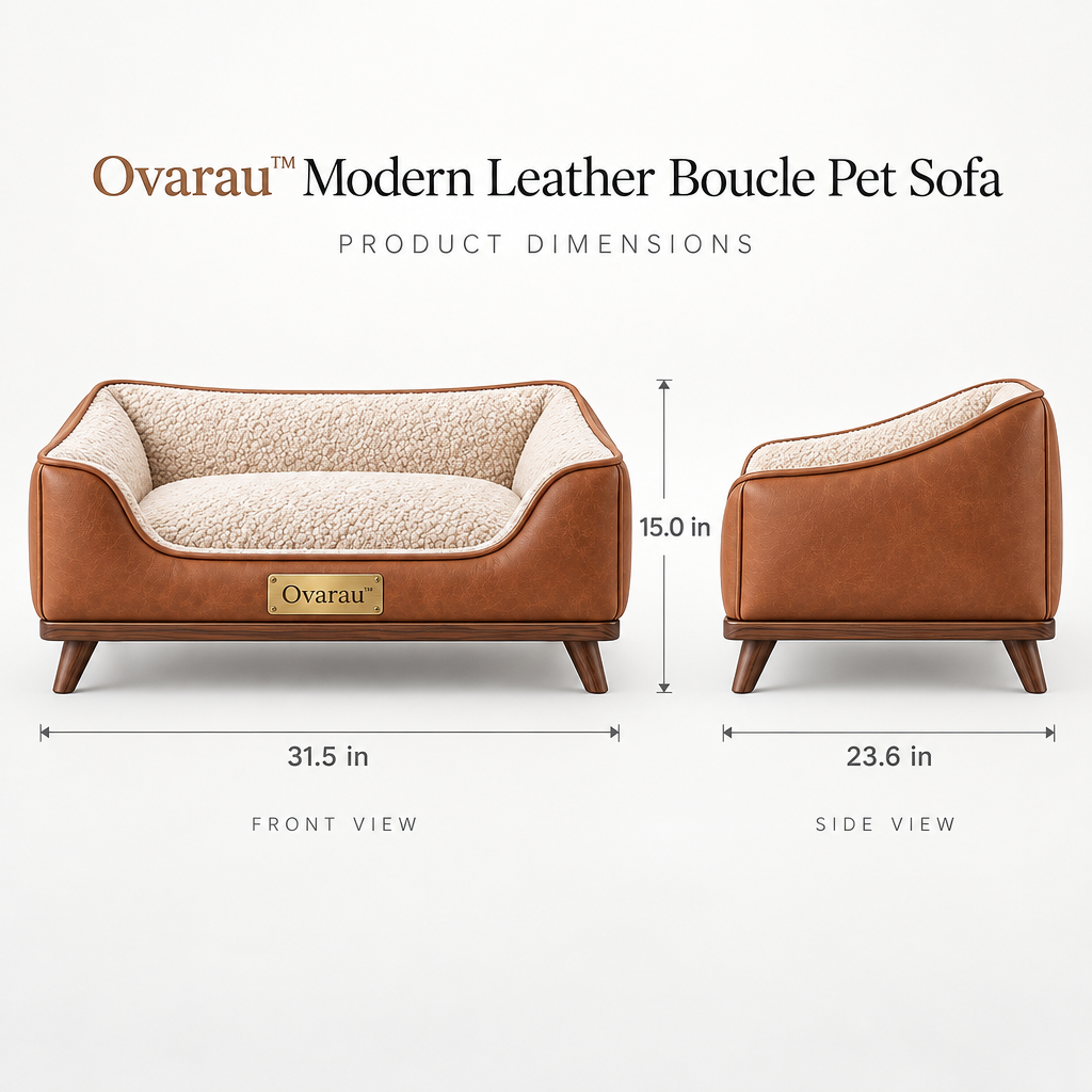 Ovarau™ Amber Curve Pet Sofa view 3
