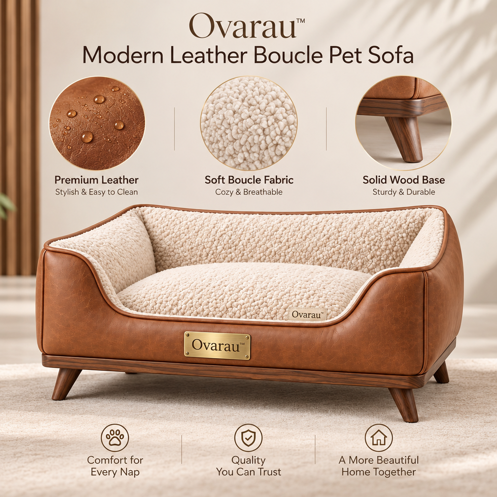 Ovarau™ Amber Curve Pet Sofa view 4