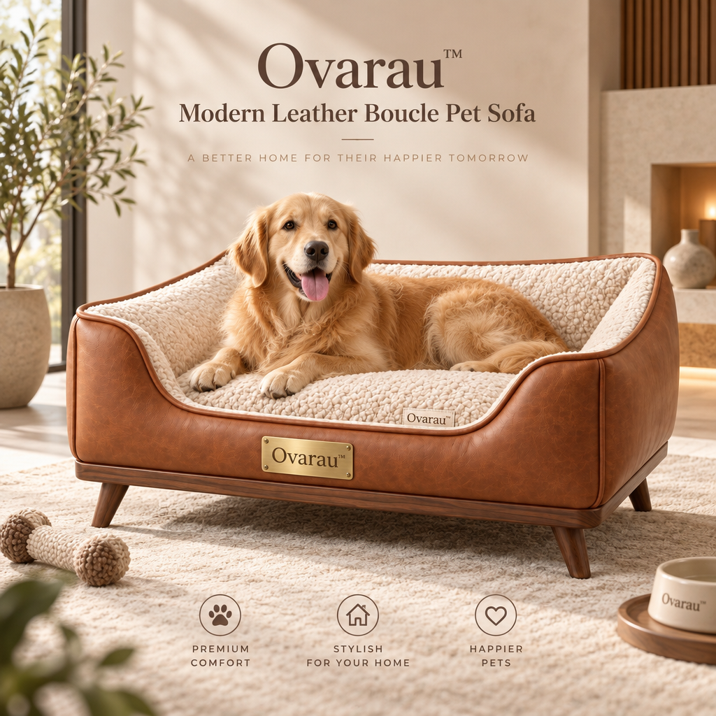 Ovarau™ Amber Curve Pet Sofa view 5