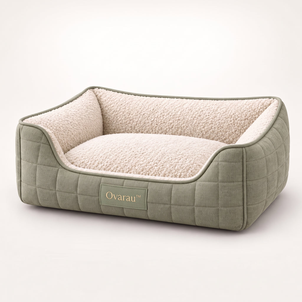 Ovarau™ Sage Haven Quilted Pet Bed view 1