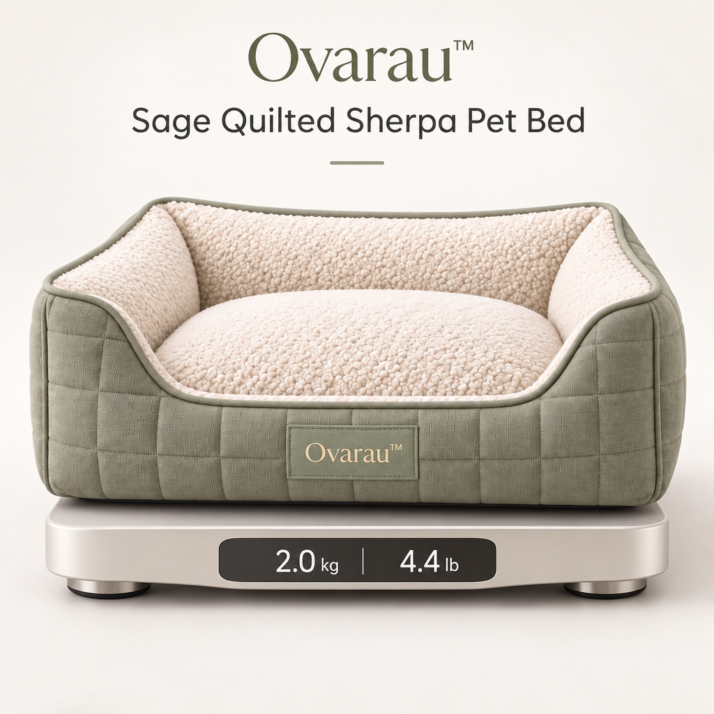 Ovarau™ Sage Haven Quilted Pet Bed view 2