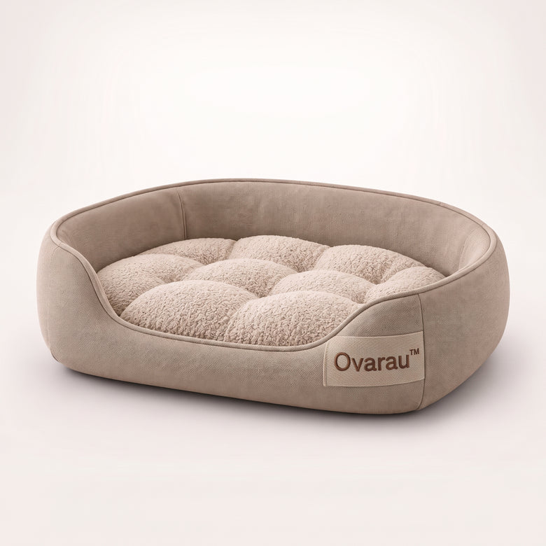 Ovarau™ Pebble Tuft Round Pet Bed