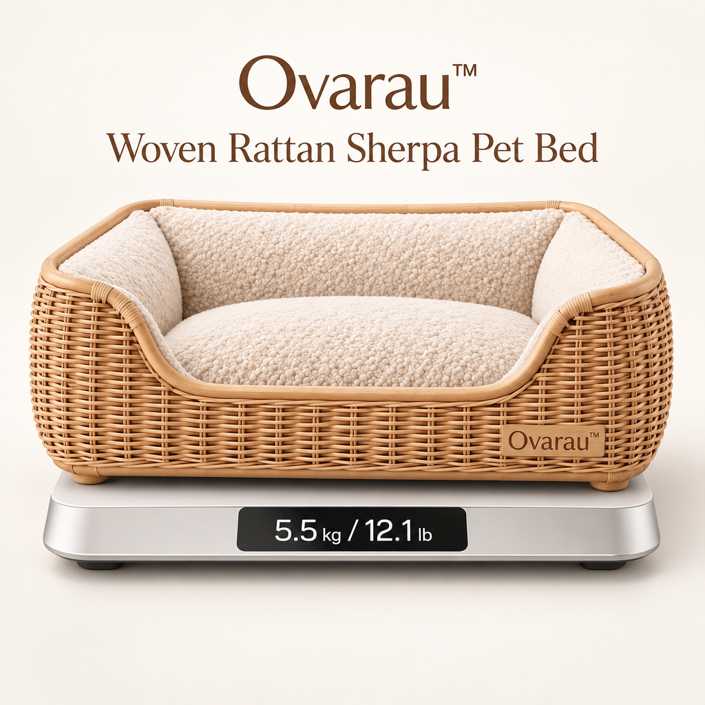 Ovarau™ Natural Weave Nest Pet Bed view 3